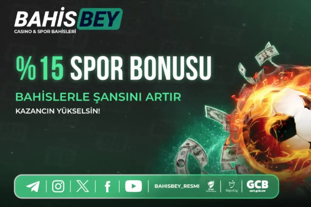 %15 Spor Bonusu